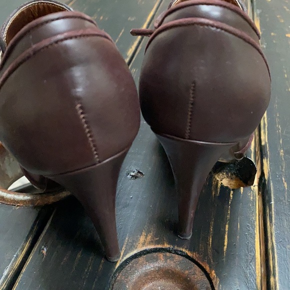 Sergio Rossi Lace Front Heeled Ankle Boots - Picture 10 of 12